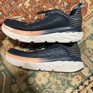 Hoka Bondi 6 - Navy, Pink, White - Women's Sz  9.5